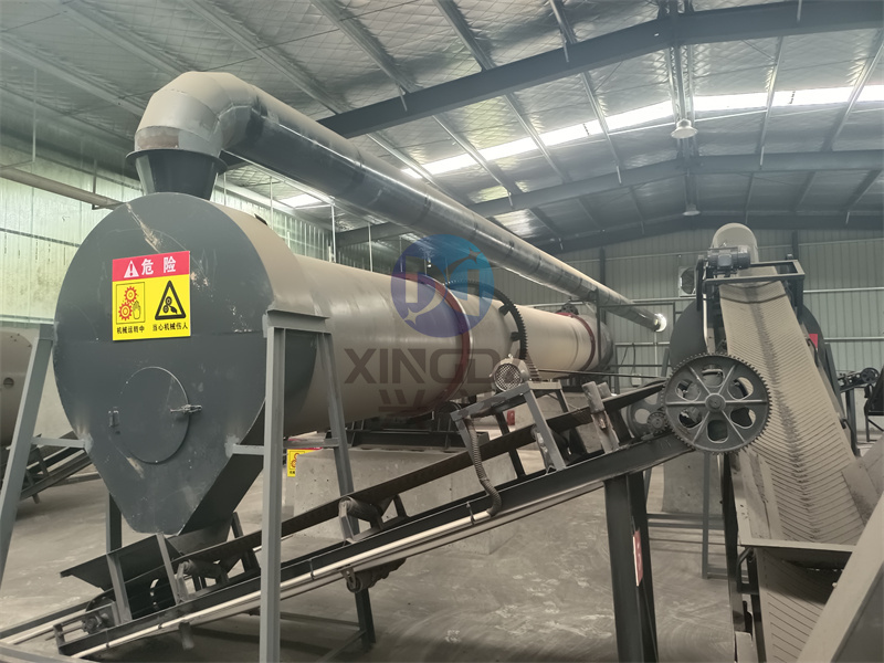 有机肥生产线工艺流程的干燥系统的组成